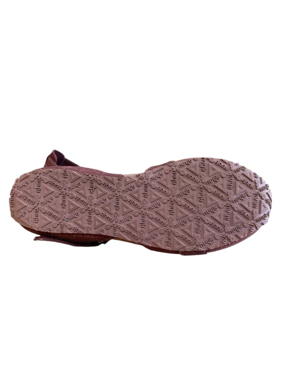 AHNU WOMENS CROSS STRAP MARY JANE FLATS MAUVE 7 NARROW - Picture 9 of 9
